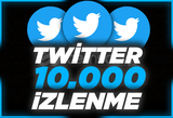 ⭐Twitter +10.000 İzlenme ⭐