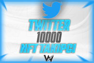 TWİTTER 10.000 NFT TAKIPCI
