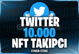 ⭐Twitter 10.000 NFT Takipçi