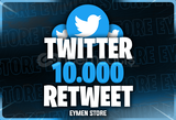 ⭐Twitter 10.000 Retweet