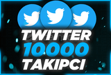 ⭐Twitter 10000 Takipçi [Anında Gönderim]