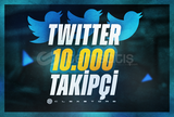 Twitter | 10000 Takipçi + Garantili