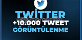 Twitter 10.000 Tweet Görüntülenme Anlık
