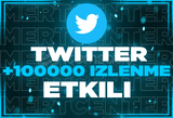 ⭐TWİTTER 100000 GERÇEK İZLENME⭐