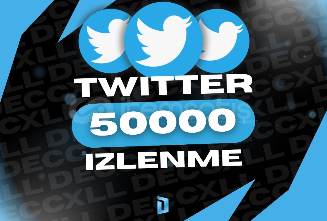 Twitter 50.000 İzlenme  Twitter 50.000 İzlenme