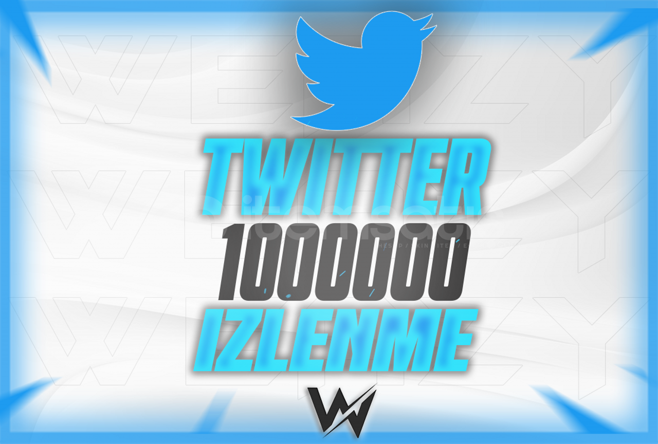 ⭐TWİTTER 100.000 İZLENME (GARANTİLİ)⭐ ⭐TWİTTER 100.000 İZLENME (GARANTİLİ)⭐