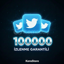 TWİTTER 100000 İZLENME GARANTİLİ 