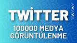 ⭐Twitter 100000 Medya Görüntülenme⭐