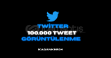 Twitter 100.000 Tweet görüntülenme Anlık