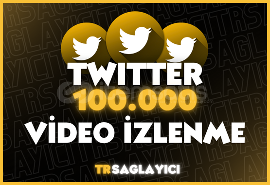 Twitter 100.000 Video İzlenme Twitter 100.000 Video İzlenme