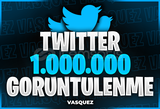 ⭐Twitter 1.000.000 Görüntülenme ⭐