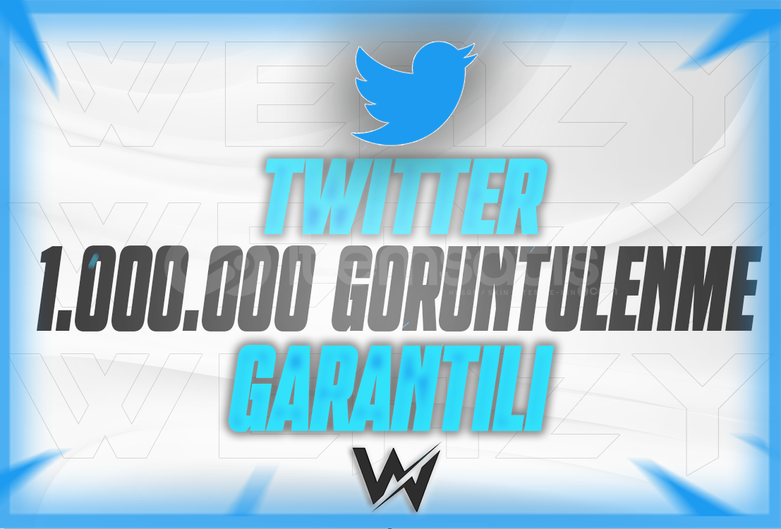 ⭐TWİTTER 1.000.000 GÖRÜNTÜLENME (GARANTİLİ)⭐ ⭐TWİTTER 1.000.000 GÖRÜNTÜLENME (GARANTİLİ)⭐