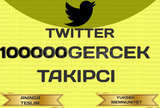 TWITTER 100K GERÇEK TAKİPÇİ