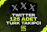 ✨Twitter 125 Adet Türk Takipçi!