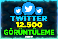 ⭐Twitter 12.500 İzlenme / Kaliteli