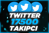 ⭐Twitter 17500 Takipçi [Anında Gönderim]