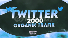 Twitter 2000 ADET %100 Organik Gerçek Trafik