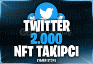⭐Twitter 2000 NFT Takipçi