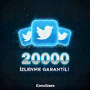 TWİTTER 20000 İZLENME GARANTİLİ 