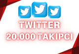 ⭐Twitter 20.000 Takipçi | Anında⭐