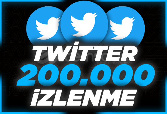 ⭐Twitter +200.000 İzlenme ⭐ ⭐Twitter +200.000 İzlenme ⭐