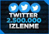 ⭐ Twitter +2.500.000 İzlenme ⭐