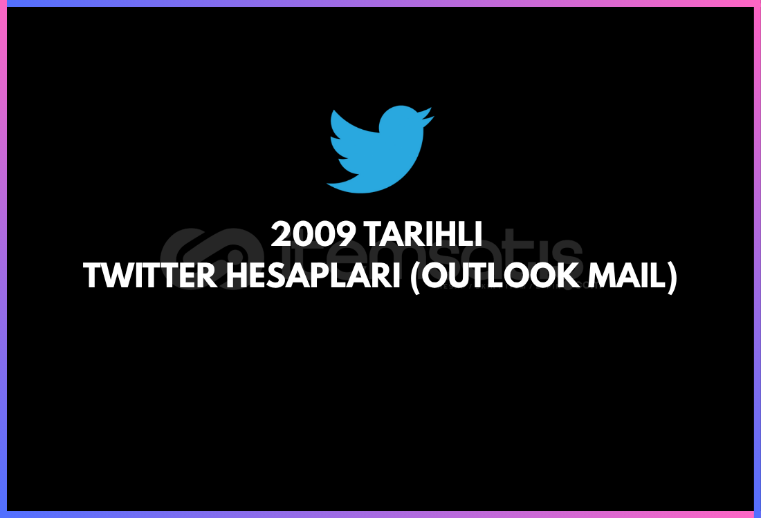 TWITTER 2009 TARIHLI HESAPLAR TWITTER 2009 TARIHLI HESAPLAR