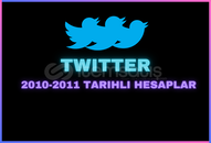 TWITTER 2010-2011 TARIHLI HESAPLAR (OUTLOOK)