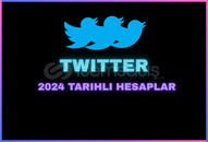 TWITTER 2024 TARIHLI HESAPLAR