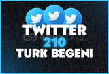 [Twitter] 210 Türk Beğeni