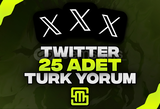 ✨Twitter 25 Adet Özel Türk Yorum!