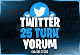 ⭐Twitter 25 Türk Yorum⭐