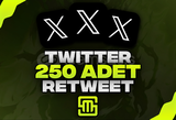 ✨Twitter 250 Adet Retweet!