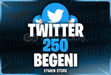 ⭐Twitter 250 Beğeni 