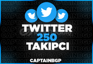 Twitter 250 Gerçek Takipçi