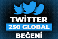 ⭐Twitter 250 Global Beğeni + 30 Gün Garanti⭐