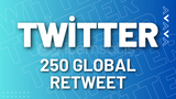 ⭐Twitter 250 Global Retweet + 30 Gün Garanti⭐