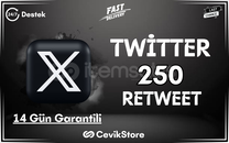 ⭐Twitter 250 Global Retweet [Garanti]⭐