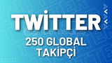 ⭐Twitter 250 Global Takipçi + 30 Gün Garanti⭐