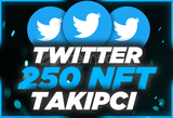 ⭐Twitter 250 NFT Retweet [Anında Gönderim]