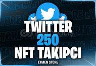 ⭐Twitter 250 NFT Takipçi