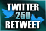 Twitter | 250 Retweet + Garantili