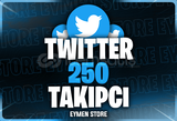⭐Twitter 250 Takipçi
