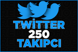 Twitter 250 Takipçi | Hızlı - Garantili