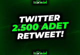 ⭐Twitter 2.500 Adet Retweet!