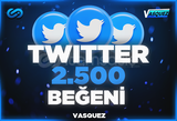 ⭐Twitter 2500 Beğeni ⭐