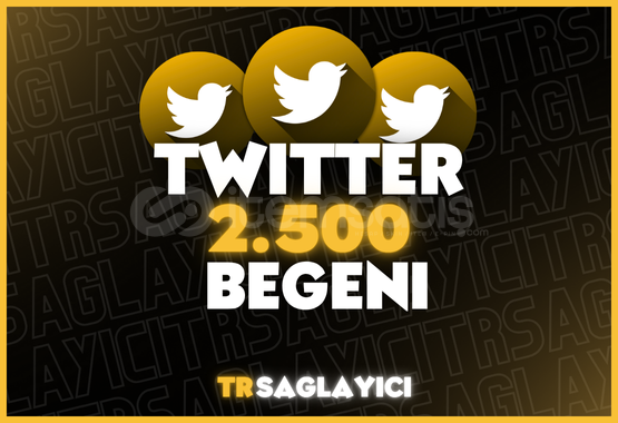 Twitter 2.500 Beğeni Twitter 2.500 Beğeni