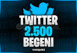 ⭐Twitter 2500 Beğeni⭐