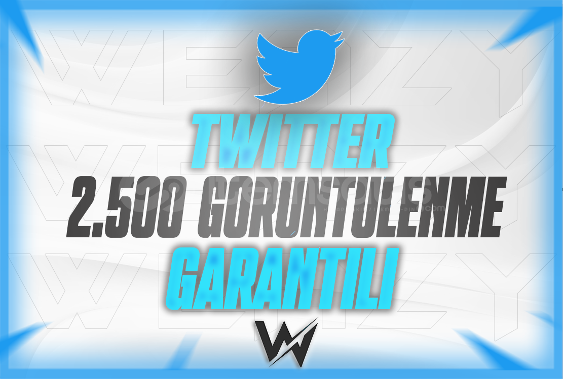 ⭐TWİTTER 2500 GÖRÜNTÜLENME (GARANTİLİ)⭐ ⭐TWİTTER 2500 GÖRÜNTÜLENME (GARANTİLİ)⭐