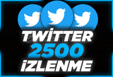 ⭐Twitter +2500 İzlenme ⭐